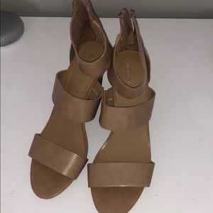 Merona Tan Wedge Heels
